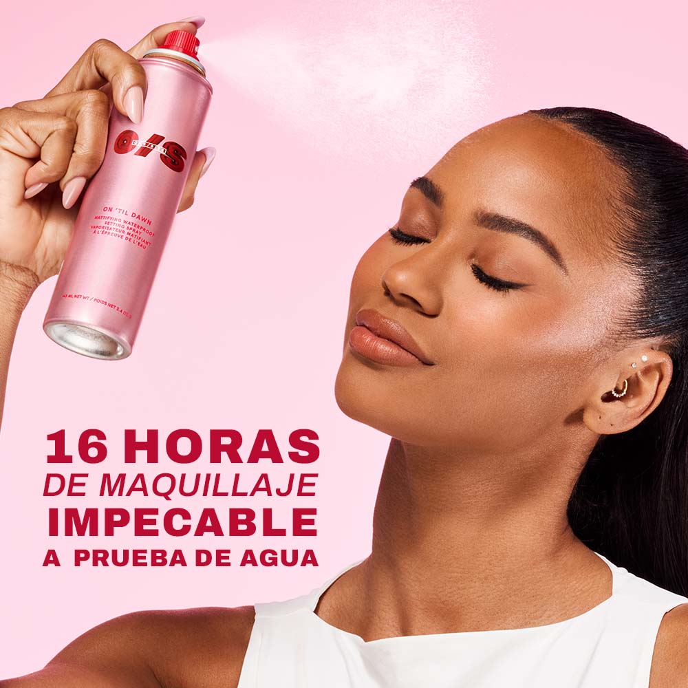 ON 'TIL DAWN MATTIFYING WATERPROOF SETTING SPRAY (FIJADOR DE MAQUILLAJE A PRUEBA DE AGUA)